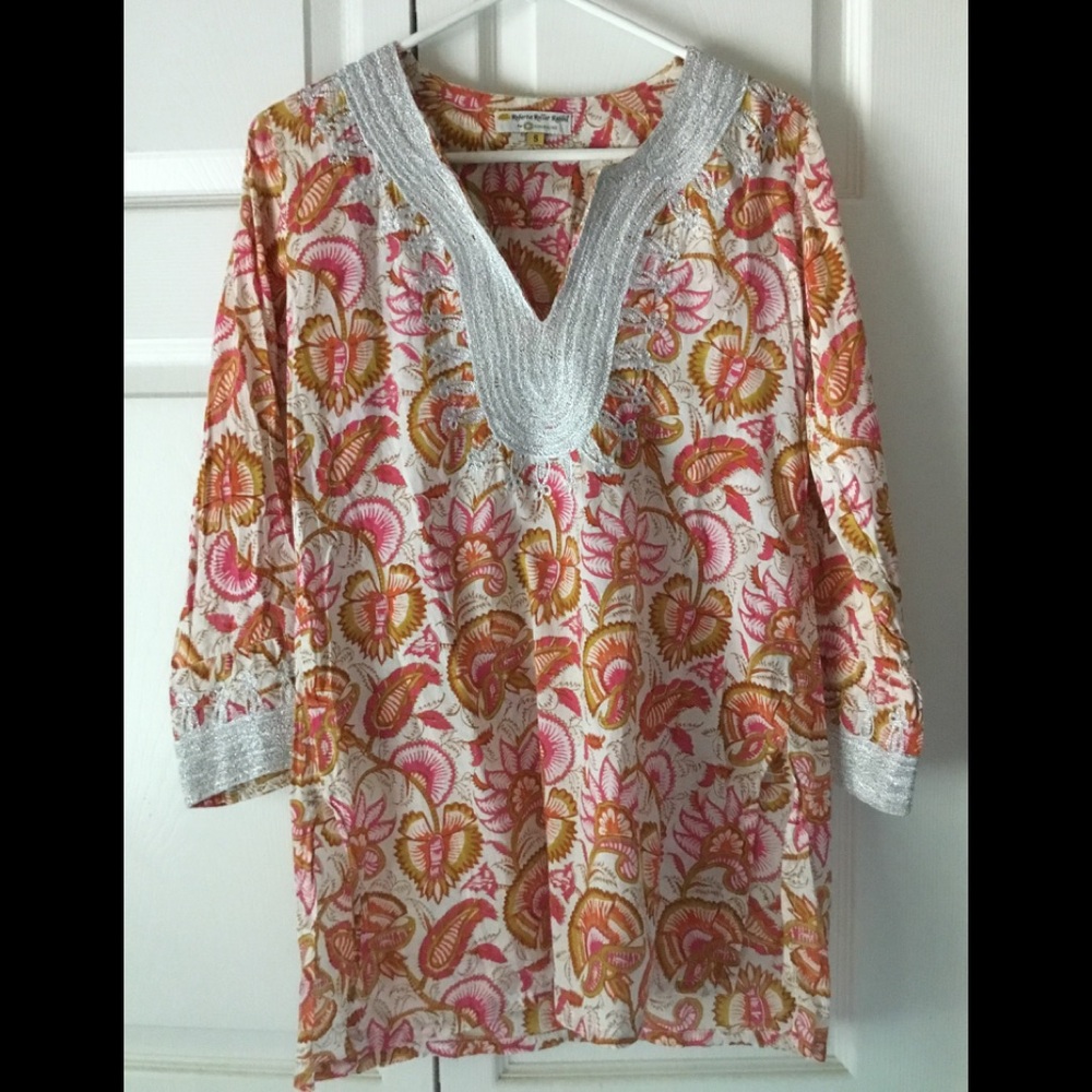 Roberta Roller Rabbit Tunic Coverup size S
